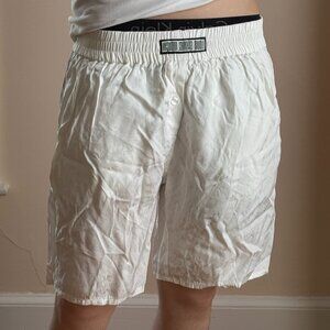 LGN Louis Gabriel Nouchi Large Pajama Shorts - White